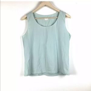 Crea concept - light blue cotton tank top
